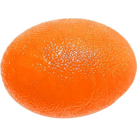 Boule de renforcement de préhension en silicone, exerceur de doigts, balle anti-stress orange pour soulager la tension (1/5)