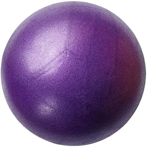 QORVA-Ballon de Pilates 25 cm, ballon de fitness, ballon de paille, petit ballon de Pilates en plastique, ballon suisse pour la salle de sport, le yoga, la grossesse, le bureau, l'entraînement de base