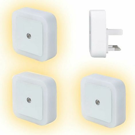 [Lot de 6] Veilleuse Prise Electrique EnfantDétecteur Automatique Jour/Nuit veilleuse LED à brancher sur les murs, Lampe cellule photoélectrique crépusculaire (1/5)