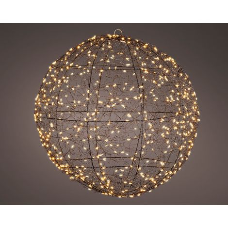 Micro LED Kugel Metall D.28cm-400L