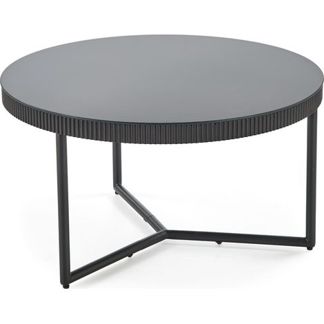 Mesa de centro Houston 2068 , 45x0x0cm, Diámetro: 80, Vidrio templado, Redonda (1/5)