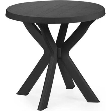 MESA RESINA DON 70 CM ANTRACITA
