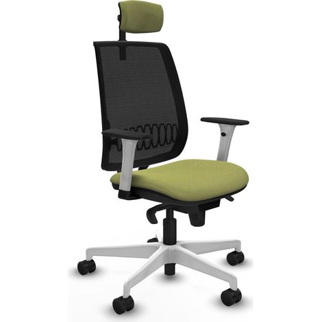 Chaise de bureau piqueras y crespo alares blanche 120 kg capacité (1/2)