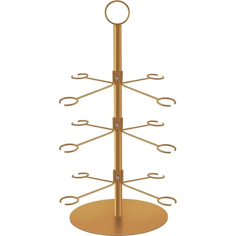 Porte-verre champagne métal support vin présentation flûte arbre de anniversaire mariage fête événements (1/5)
