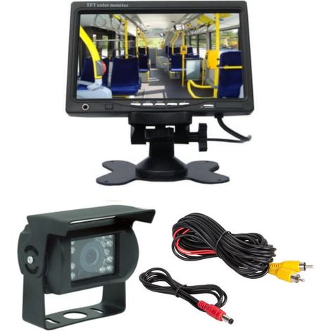 Budget-Rückfahrkit - 7" LCD-Monitor, Rückfahrkamera, 6 Meter Kabel
