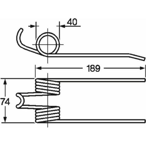Dente pick-up adattabile Gallignani 8876278 filo 5