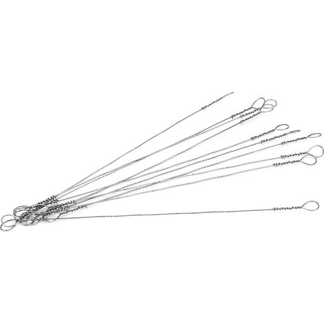 Lot de 10 lames de scie à fil en acier à haute teneur en carbone, mini-bandes de sciage pour le travail du bois, de rechange de 150 mm (1/5)