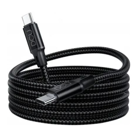 Cable Usb-c To Usb-c 1,5m Magnetic Black Roll-up Dcu 30402018