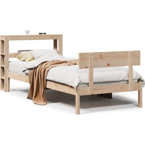 Maison Exclusive - Letto senza Materasso 90x200 cm in Legno Massello di Pino