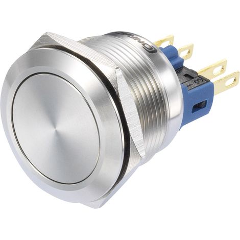 TRU COMPONENTS GQ22-11/S Druckschalter 250 V/AC 3 A 1 x Ein/(Ein) tastend  (Ø) 21 mm IP65 1 St.