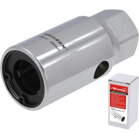 Neilsen 24mm Stud Extractor Remover Socket 3/4' Drive Broken Studs Tool