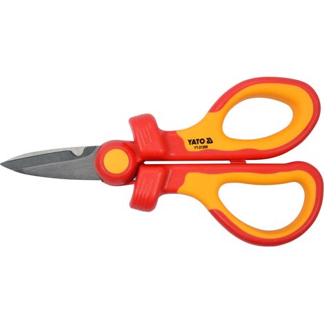 Ciseaux isolants pour électriciens 160 mm VDE YT-21200 Yato