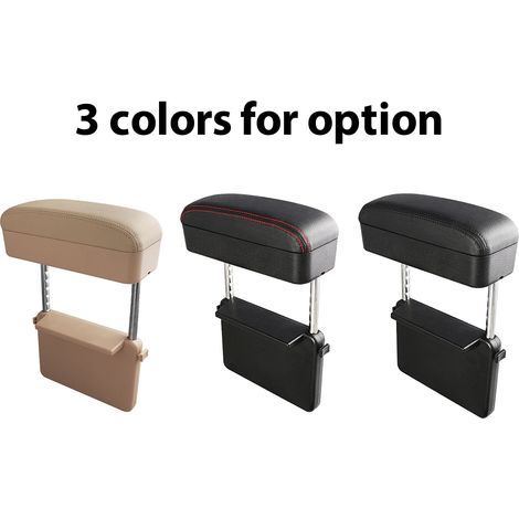 Extension de boîte de console centrale d'accoudoir de voiture, support de coudière réglable en hauteur pour la plupart des accessoires intérieurs de véhicules, SUV, camions