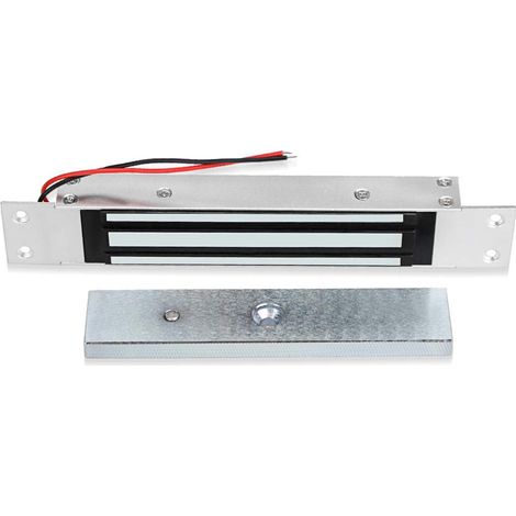 Verrou magnétique électronique, serrure électromagnétique à porte unique CC 12 V, serrure magnétique de sécurité pour systèmes de contrôle d'accès, force de maintien de 60 kg (180 kg） (1/5)