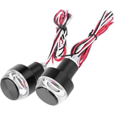 Stück Motorrad-LED-Blinker, universell, hohe Helligkeit, 12 V DC, 6000 K, weißes und gelbes Licht (1/5)