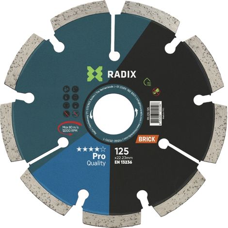 Disque diamant pour joints - Radix - 125 x 6.4 mm (1/3)