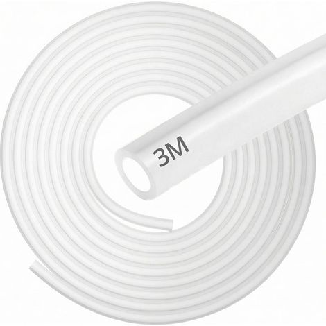 Tuyau d'air en silicone flexible pour pompe à air d'aquarium tube transparent pour diffuseur d'air bassin et culture hydroponique 4mm 6mm 3m (1/5)