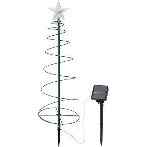 Guirlande Solaire LED pour Arbre de Noël Extérieur - Décoration Éclatante Jardin Fêtes (1/5)