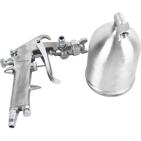 Pistolet de peinture pneumatique en alliage d'aluminium, atomisation fine, facile à utiliser, pour voiture et meuble (1/5)
