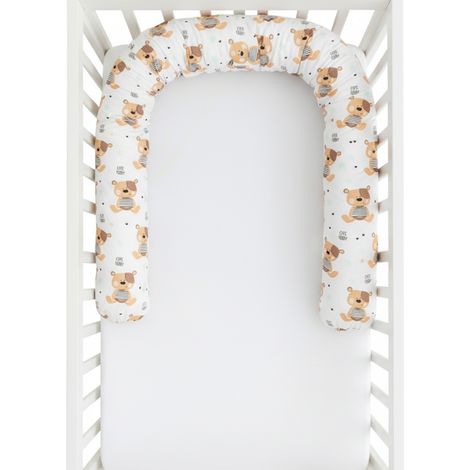 Cuscino Minky per lettino a rotelle 200 cm - orsetto (1/5)