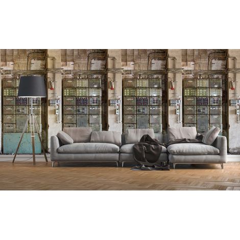 A.S. Creation Fototapete Livingwalls The Wall II 392631 Ein Motiv pro Rolle 2.80 x 1.59 m Industrial Bunt (1/3)