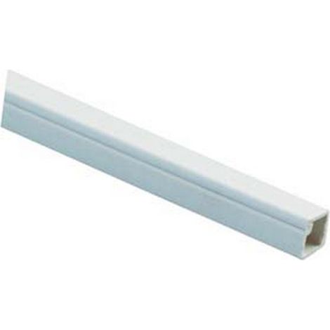 20MT CANALINA BIANCA CHIUSA CON FISSAGGIO ADESIVO - mm.10x10x200h