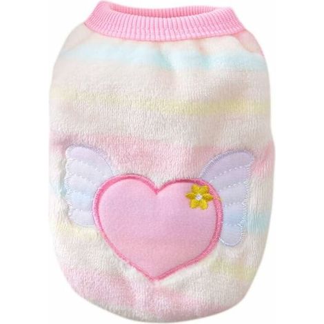 JKWG Pull pour chien hiver pull en tricot gilet chien Costume vêtements manteaux chauds T-Shirt veste pour chiot petit chien chat taille XS (1/5)