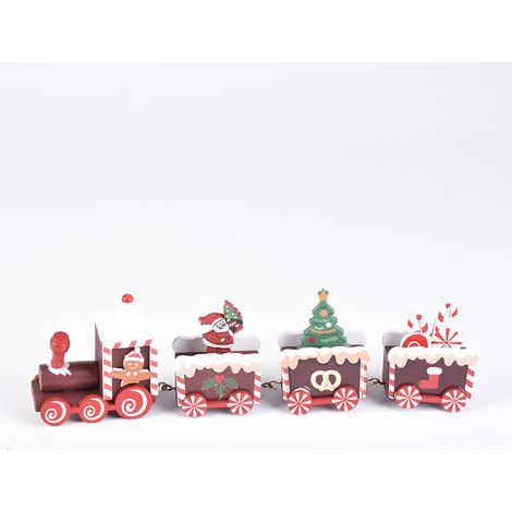 Décorations de table de Nol Mini petit train (B, Style) 1 pièces (1/3)