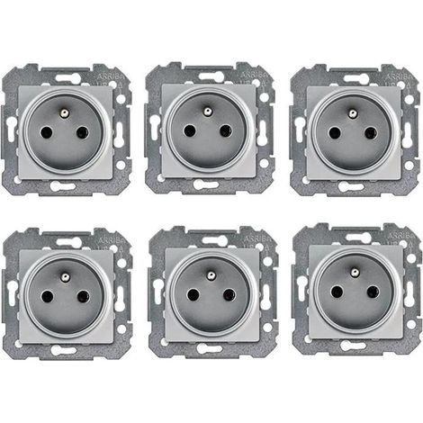 Siemens Delta Viva toma de corriente eléctrica blanca segura