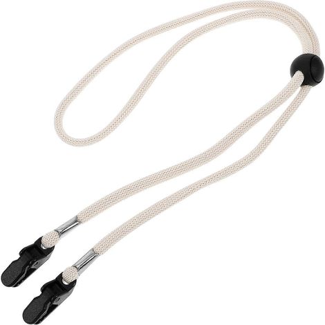 Cordon de serrage ajustable pour chapeau, résistant au vent, avec clip de maintien et attache anti-perte pour chapeau de soleil et chapeau bob, idéal pour les voyages. (1/5)