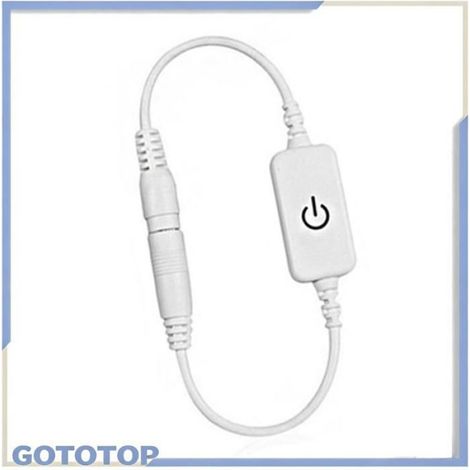 Mini variateur tactile LED Mini variateur LED 12-24V 4A, interrupteur tactile, bande à diode electronique rotatif (1/5)