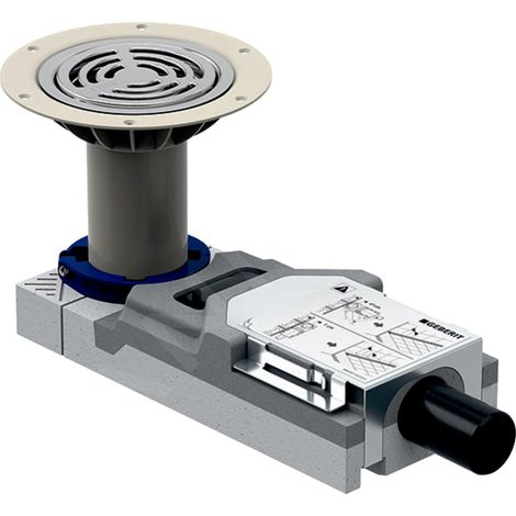 Geberit 154057001 DBD-Écoul. pour revêtement de sol vinyle (PVC) (1/3)