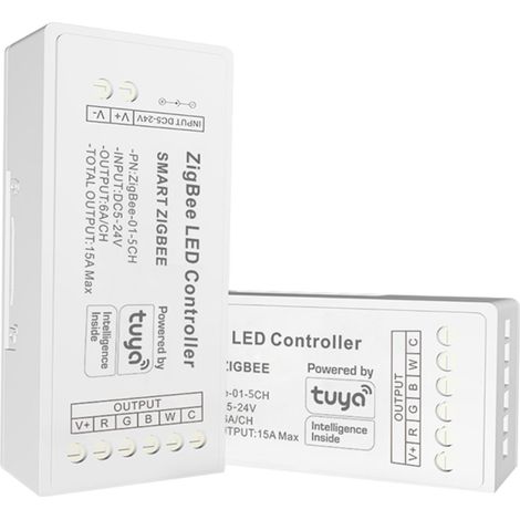 Controllore per striscia LED RGB + CCT - 6A per canale - (1/5)