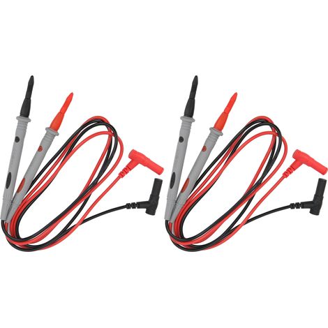 Set de 4 Pointes de Test Multimètre ABS Multifonction 10000V 20A 105mm -10℃40℃ Sonde de Mesure Universelle (1/5)