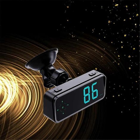 Digitaler Tachometer, GPS-Kompass, Geschwindigkeitsanzeige, schwarz (1/5)