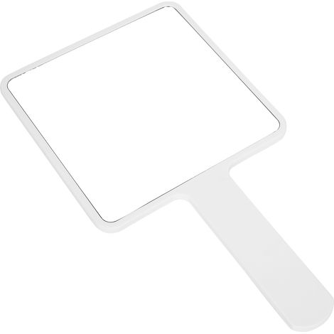 Miroir de poche portable pour maquillage, coiffure et salon de coiffure, grand format (15 x 27 cm). (1/5)
