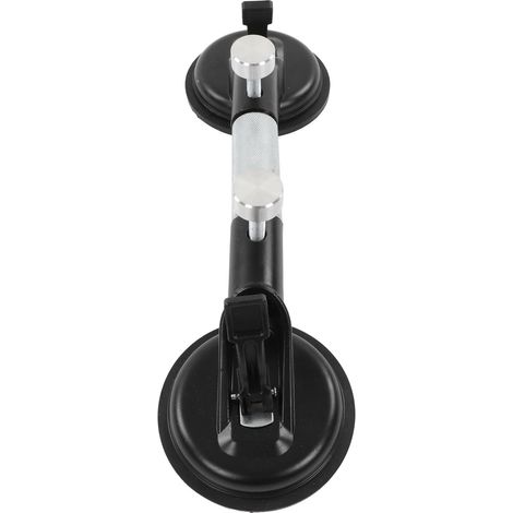 Ventouse de jointure noire à deux griffes de 123 mm de diamètre pour un assemblage invisible des murs de fond, des comptoirs en pierre et du marbre. (1/5)