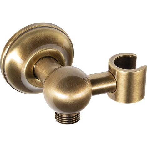 ANTEA Sortie de douche avec support de douche, bronze