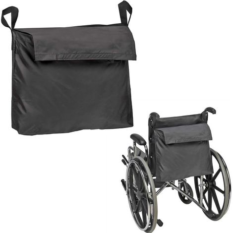 Sac à dos pour fauteuil roulant, Sacs pour dossier de fauteuil roulant, Sacs en tissu Oxford imperméable, Sac pour enfants, Fauteuil roulant électrique (1/3)