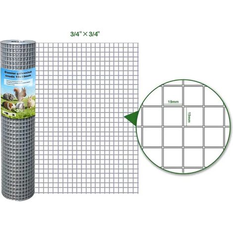 Damiers maille 19 x 19 mm - H 1 m x 25 m – Grillage damier (1/3)