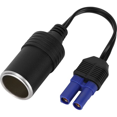 Adaptateur de câble de démarrage d'urgence pour prise allume-cigare (connecteur EC5 femelle) (1/5)
