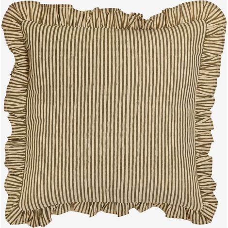 SKLUM Quadratisches Kissen 45x45 cm aus Baumwolle Clouzot Bamboo Grün                                   (1/5)