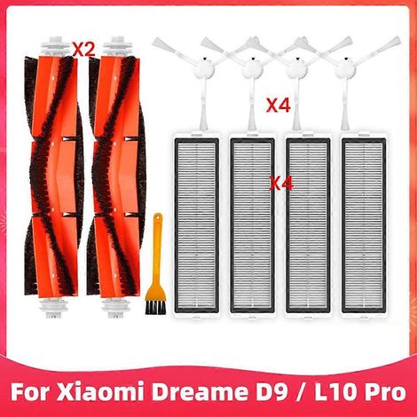 Pour Dreame D9, D9 Max, L10 Pro, Trouver LDS Finder Roller brosse latérale filtre HEPA accessoire pièces (1/5)