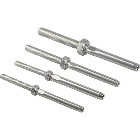 European-style direct connectors made of 316 stainless steel, quick-release crimp connectors for wire ropes, ship fittings 316-M24