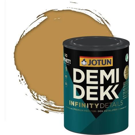 Peinture Bois - JOTUN - Lasure Opaque Satinée - RAL 1024 - Jaune Ocre - 0,75L (1/2)