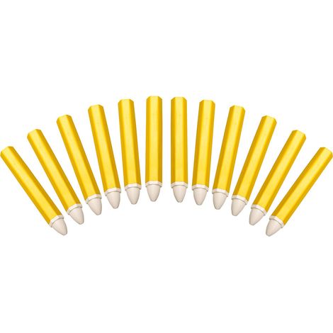 Marqueurs gras craie grasse blanche 12 pieces (1/2)