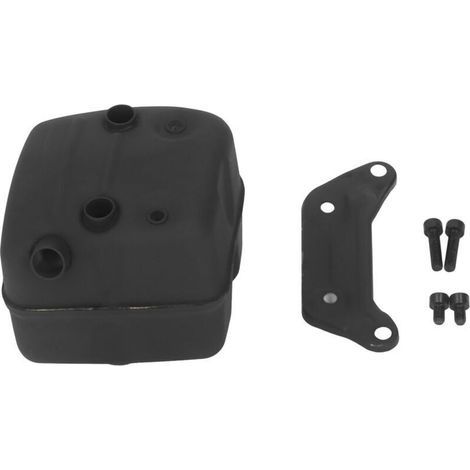 Kit d'échappement de silencieux, silencieux d'échappement de tronçonneuse avec joint pour Husqvarna 385 390 372 371 365 362 503765301 544029501 (1/4)