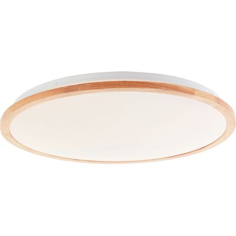 Bario Deckenl.LED ws/holz hell 36W/4500lm/CCT/DIM/TIM/NL/RC (1/5)