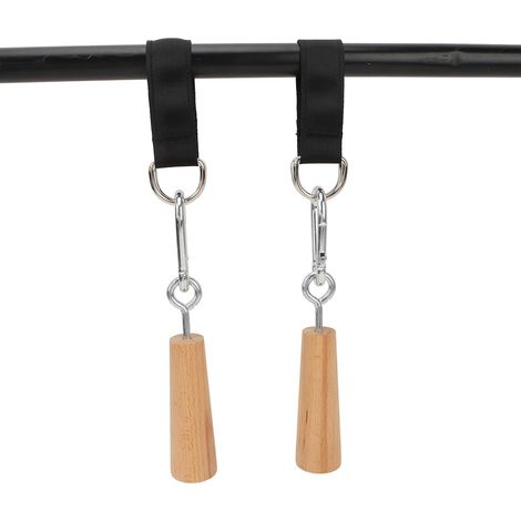 Poignées de Traction en Bois, Poignées D'entraînement de Force, Accessoires de Fitness pour Le Bloc, Les Kettlebells, L'entraînement (1/5)