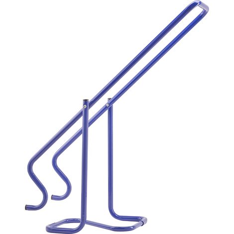 Mottez, Presse à déchets pour poubelles, longueur 960 mm, bleu (1/5)
